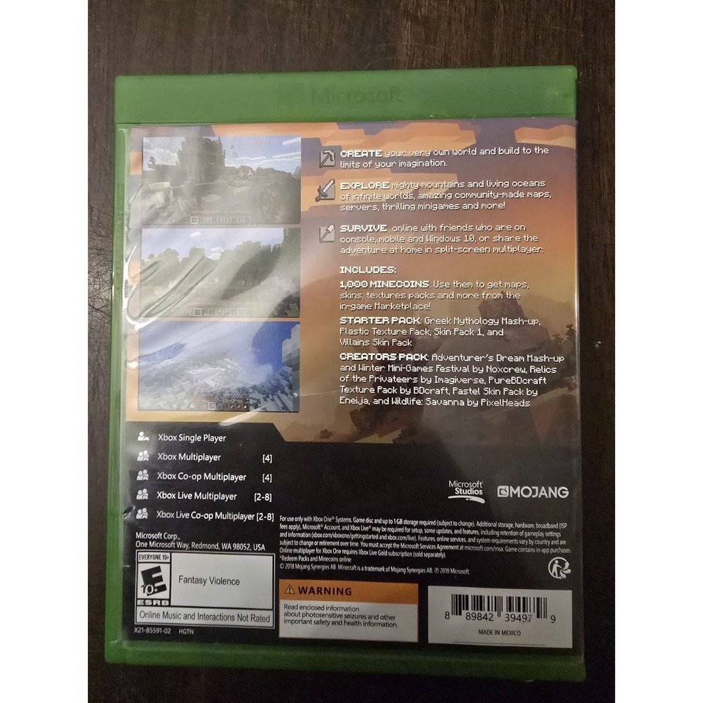 Minecraft Master Collection Xbox One‎ Game Starter/Creators Pack - Picture 4 of 4